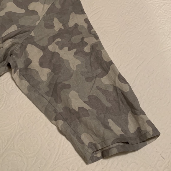 NEW C&C California 100^ Linen Women’s Hooded Short Sleeve Tunic - Picture 3 of 14